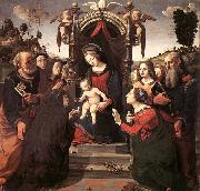 Piero di Cosimo Mystical Marriage of St Catherine of Alexandria France oil painting artist